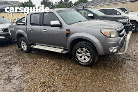 Grey 2010 Ford Ranger Dual Cab Pick-up XLT (4X4)