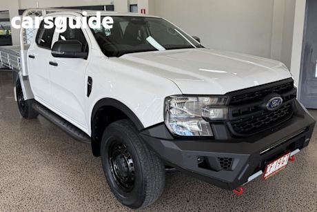 White 2022 Ford Ranger Double Cab Chassis XL 2.0 (4X4)