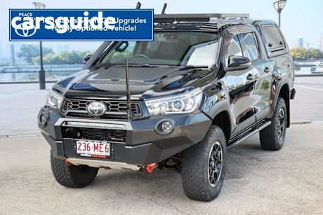 Black 2020 Toyota Hilux Double Cab Pick Up Rugged X (4X4)