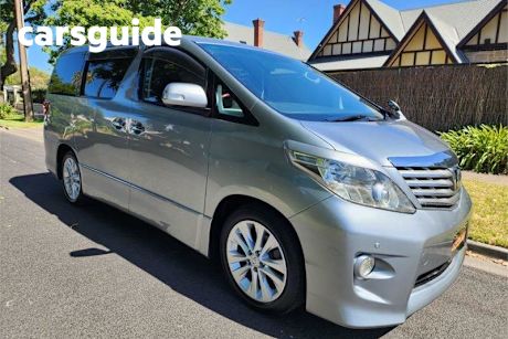 Grey 2008 Toyota Alphard Commercial 240X