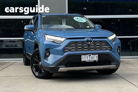 Blue 2023 Toyota RAV4 Wagon Cruiser (2WD) Hybrid