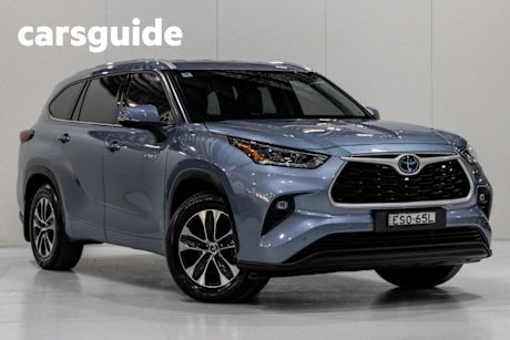Silver 2021 Toyota Kluger Wagon GXL Hybrid AWD