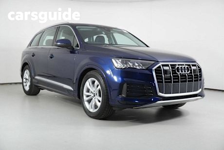 Blue 2023 Audi Q7 Wagon 45 TDI Quattro Mhev