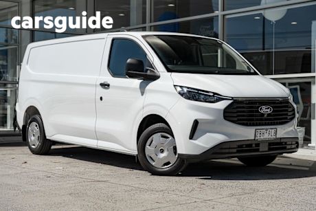 White 2023 Ford Transit Custom Van 320L (lwb)