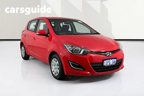 Red 2014 Hyundai I20 Hatchback Active