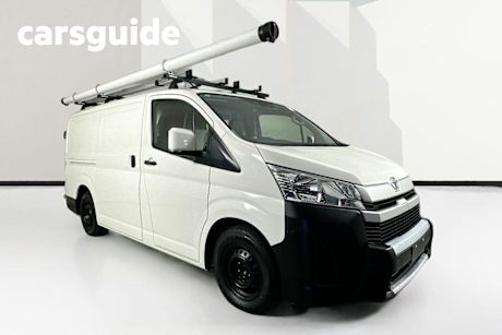 White 2019 Toyota Hiace Van LWB