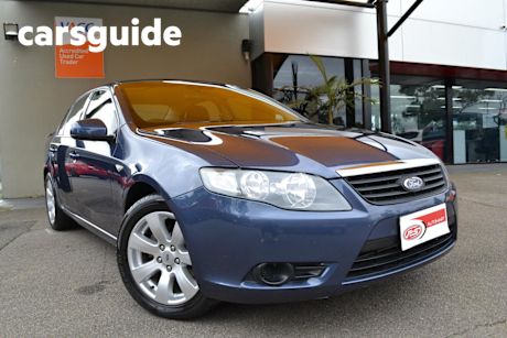 Blue 2009 Ford Falcon Sedan XT