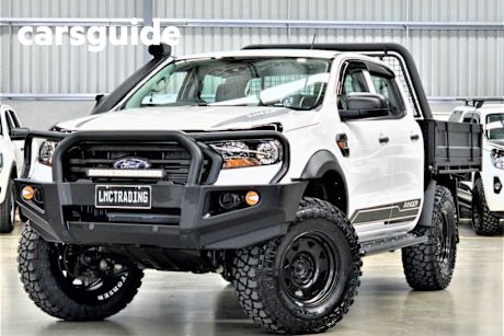 White 2021 Ford Ranger Double Cab Chassis XL 3.2 (4X4)