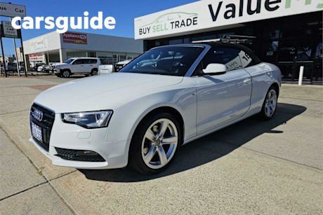 White 2014 Audi A5 Cabriolet 1.8 Tfsi