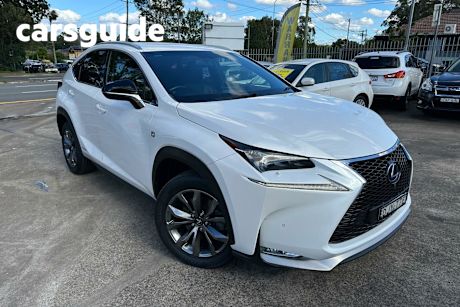 White 2016 Lexus NX300H Wagon F-SPORT HYBRID (AWD) AYZ15R