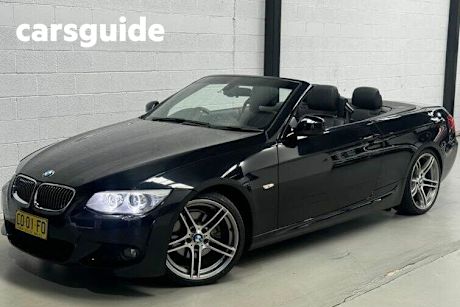 Black 2013 BMW 325I Convertible