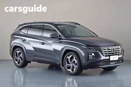 Grey 2023 Hyundai Tucson Wagon Highlander (awd)