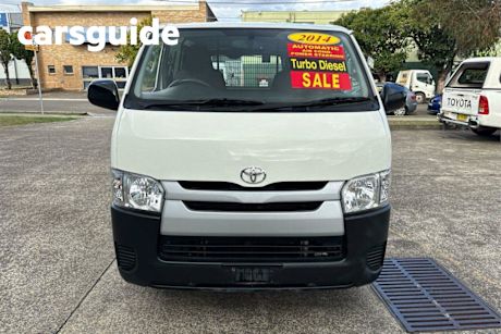 White 2014 Toyota Hiace Van LWB