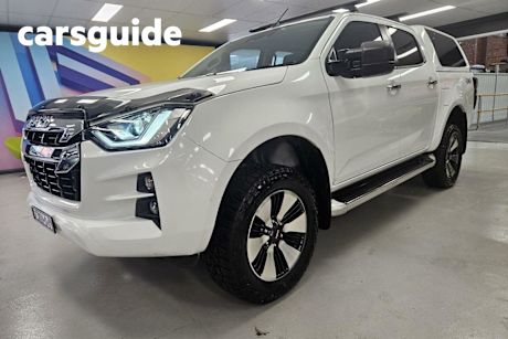 White 2020 Isuzu D-MAX Crew Cab Utility LS-U (4X4)