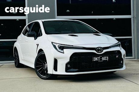 White 2022 Toyota GR Corolla Hatchback GTS