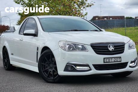 White 2014 Holden UTE Utility SS