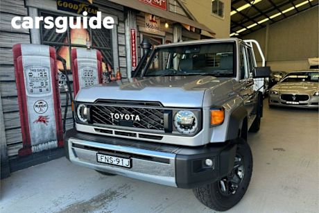 Silver 2024 Toyota Landcruiser 70 Series Double Cab Chassis LC79 GXL