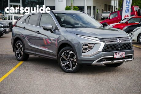 Grey 2023 Mitsubishi Eclipse Cross Wagon PHEV AWD Aspire
