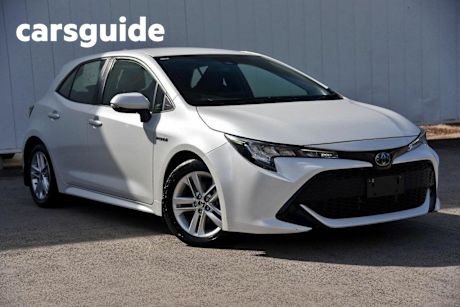 White 2022 Toyota Corolla Hatchback Ascent Sport Hybrid