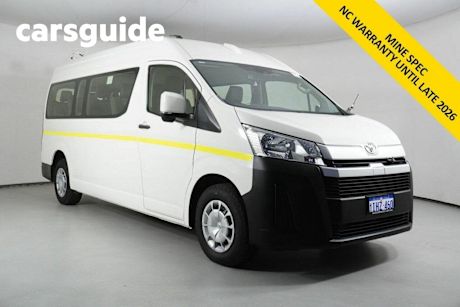 White 2021 Toyota Hiace Bus Slwb Commuter (12 Seats)