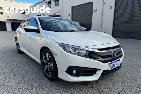 White 2019 Honda Civic Sedan VTi-L MY19