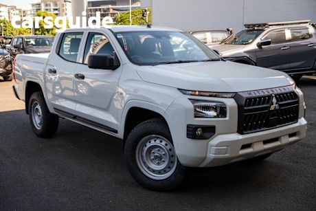 White 2024 Mitsubishi Triton Double Cab Pick Up GLX (4X4)