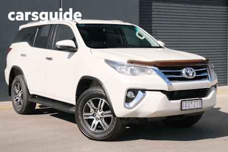 White 2019 Toyota Fortuner Wagon GXL