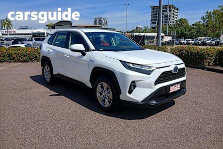 White 2022 Toyota RAV4 Wagon GX (awd) Hybrid