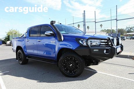 Blue 2015 Toyota Hilux Dual Cab Utility SR5 (4X4)