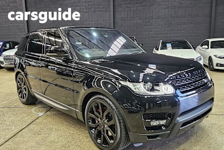 Black 2016 Land Rover Range Rover Sport Wagon HSE