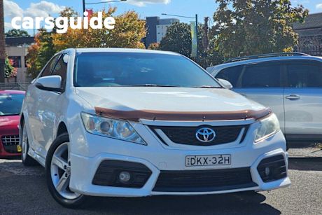 White 2014 Toyota Aurion Sedan GSV50R Sportivo SX6 Sedan 4dr Spts Auto 6sp 3.5i