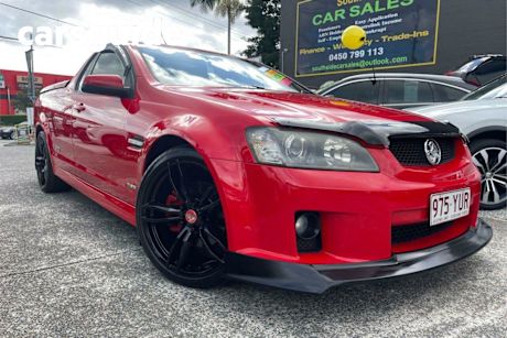 Red 2009 Holden Commodore Utility SS-V