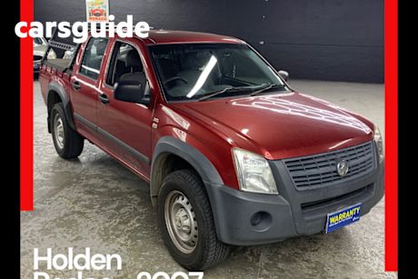 Red 2007 Holden Rodeo Crew Cab Pickup LX