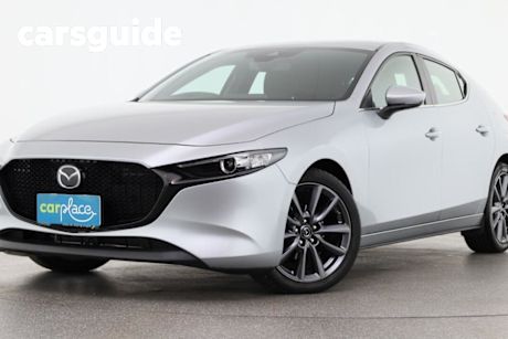 Silver 2021 Mazda 3 Hatchback G20 Evolve
