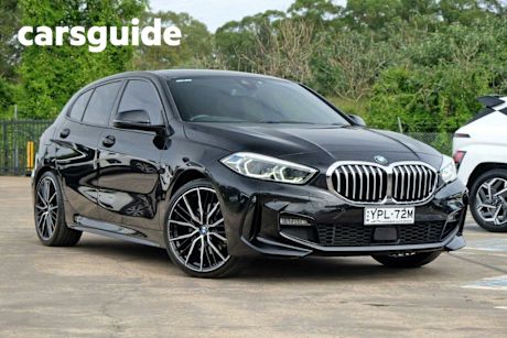 Black 2020 BMW 118I Hatchback M Sport
