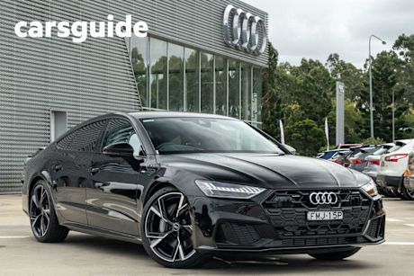 Black 2024 Audi A7 Sportback 55 Tfsi Quattro Mhev
