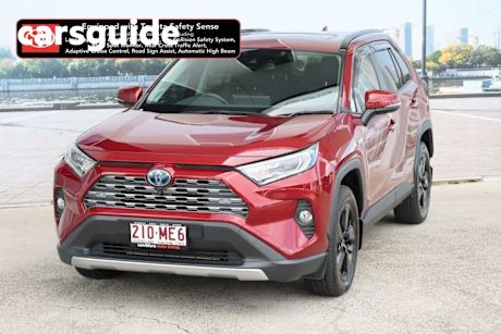 Red 2020 Toyota RAV4 Wagon Cruiser 2WD Hybrid