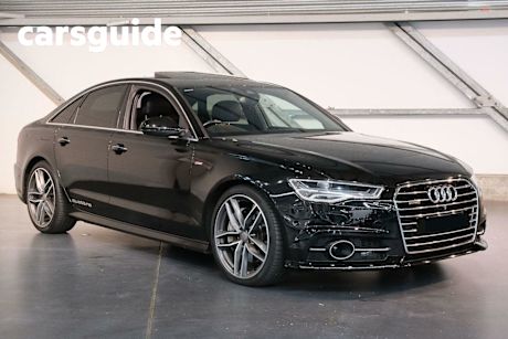 Black 2015 Audi A6 Sedan 3.0 TDI Biturbo Quattro