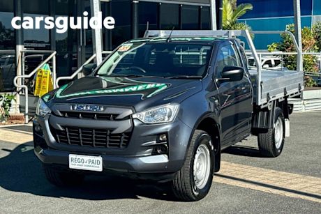 Grey 2021 Isuzu D-MAX Cab Chassis SX (4X2) High-Ride