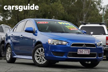 Blue 2013 Mitsubishi Lancer Sedan LX