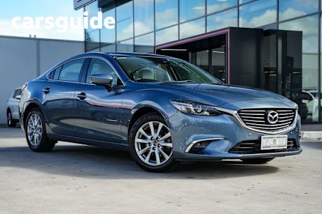 Blue 2017 Mazda 6 Sedan Touring
