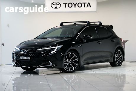 Black 2023 Toyota Corolla Hatchback ZR Hybrid