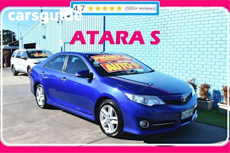 Blue 2013 Toyota Camry Sedan Atara S