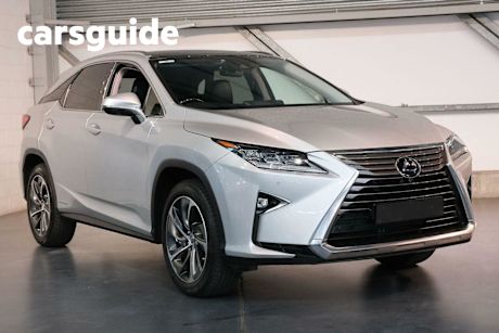 Silver 2016 Lexus RX450H Wagon Sports Luxury Hybrid