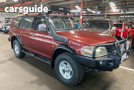 Burgundy 2001 Mitsubishi Challenger Wagon LS (4X4)
