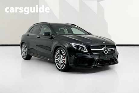 Black 2018 Mercedes-Benz GLA45 Wagon 4Matic