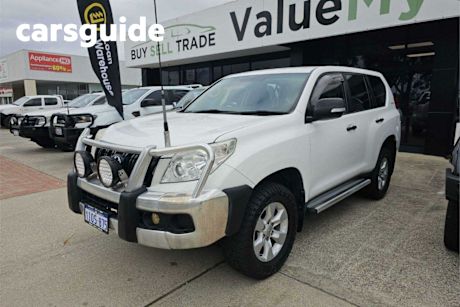 White 2012 Toyota Landcruiser Prado Wagon GX (4X4)
