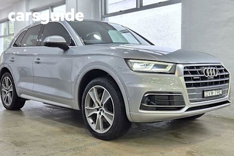 Silver 2018 Audi Q5 Wagon 45 Tfsi Quattro Sport