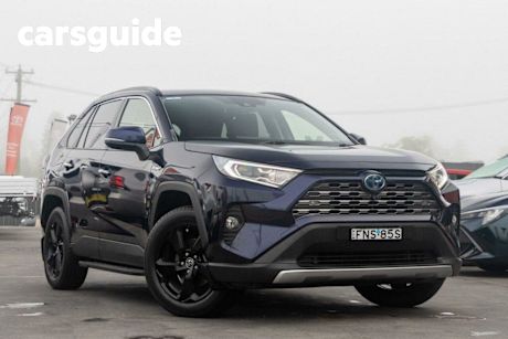 Blue 2019 Toyota RAV4 Wagon Cruiser AWD Hybrid