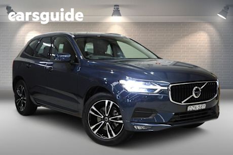 Blue 2019 Volvo XC60 Wagon D4 Momentum